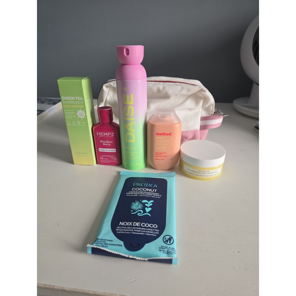 Body Care Discovery Bundle w Bag PACIFICA Hempz Method Daise Naturium NEW